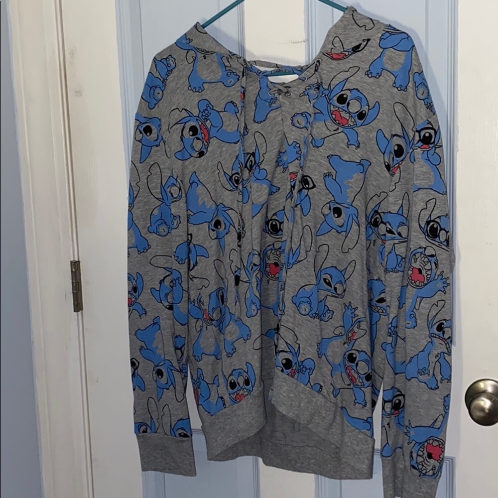 Disney Parks Official Stitch Sweatshirt